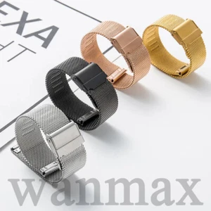 Metal Grid Mesh Watch Strap 12mm 14mm 16mm 18mm 20mm 22mm,316L Stainless Steel - Picture 1 of 16