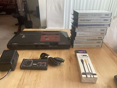 SEGA Master System Video Game Console Tested! + 8 Games!! - Image 1 of 4