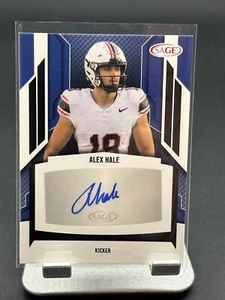 2024 Sage Sammlerstücke Fußball Auto schwarz Alex Hale #A-AH RC Oklahoma State - Bild 1 von 2