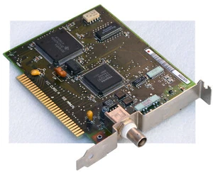 Vintage IBM BNC Isa 8-BIT Network Card Lan Card Toshiba 16F0291 Collector BNC-11 - Picture 1 of 2