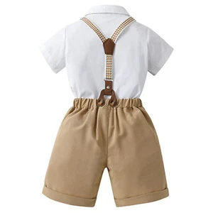Jungen Babys Anzug Segen Formelle Kleidung Fest Tauungsanzug Gebildeten Tuxedo - Picture 1 of 27