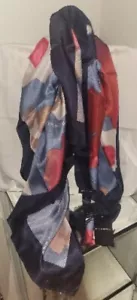 Emporio Armani Women Scarf Foulard Stampa Fiori. New With Tags. - Picture 1 of 6