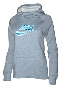 Nike Youth Girls Fleece Hoodie Pullover Grey CD7537 Size XL - Picture 1 of 4
