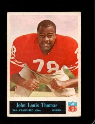 1965 PHILADELPHIA #181 JOHN THOMAS VG (RC) 49ERS NICELY CENTERED *X77513 - Image 1 of 2