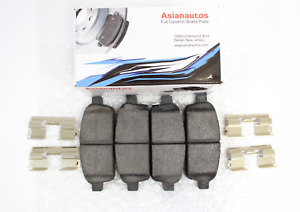Asianautos Full Ceramic Rear Brake Pads With Hardware For Cadillac ELR 2014-2016