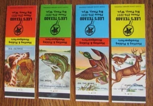 TEXACO GAS STATION MATCHBOOK SET: LEE'S GARAGE (BIG PINEY, WYOMING) (1960s) -F24 - Picture 1 of 1