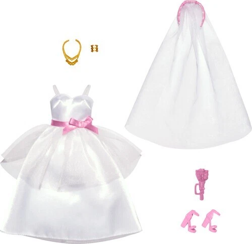 Mattel Barbie *Wedding* *Bride* Fashion Pack HJT37