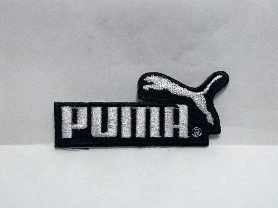 PUMA NUEVO BORDADO NOMBRE EMPRESA PARCHE ETIQUETA 1-1/2 X 3-1/2 Foto 1 de 1