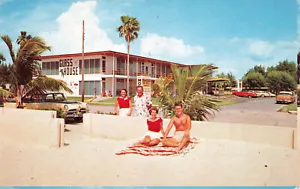 VINTAGE CLEARWATER BEACH FL GLASHAUS APT MOTEL GULF VIEW BLVD 080323 S - Bild 1 von 2