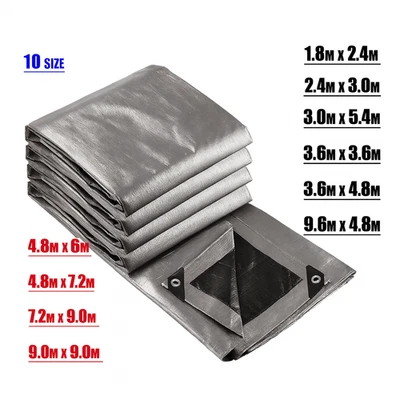 Instahut Tarpaulin Tarp Poly Tarps Heavy Duty Canvas Camping Cover Tent 180gsm - image 1 of 4