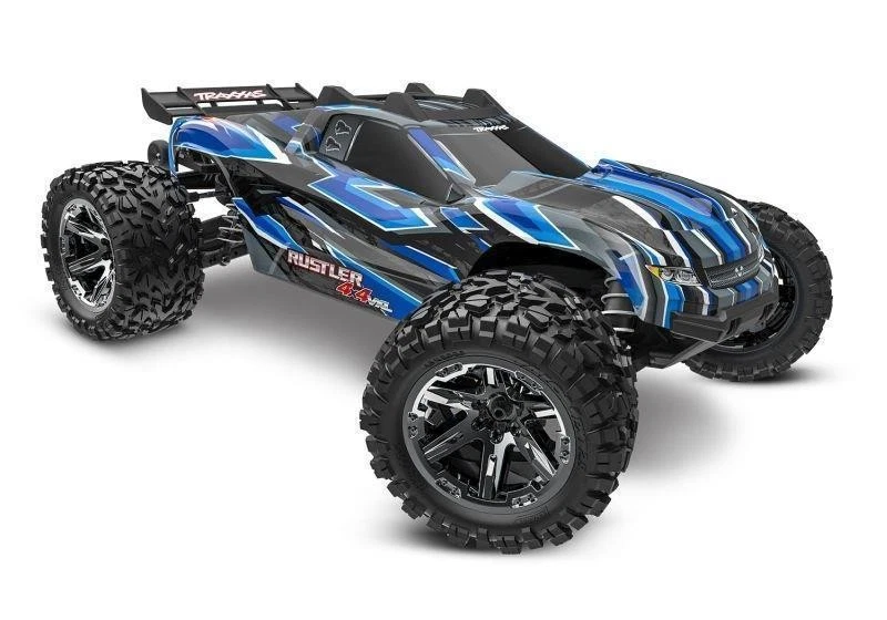 TRAXXAS Rustler 4x4 VXL HD blau 1/10 Stadium-Truck RTR / TRX67376-4-BLUE - Bild 1 von 1