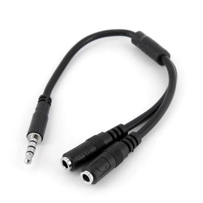 StarTech.com 3.5mm 4 polig Klinken Headset-Adapter Y-Kabel  MUYHSMFF - Bild 1 von 4