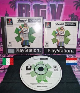 🇮🇹 THEME HOSPITAL SONY PS1 PAL ITA CIB 100% MANUALE ITA OTTIMO RARO SLES-00627 - Picture 1 of 20