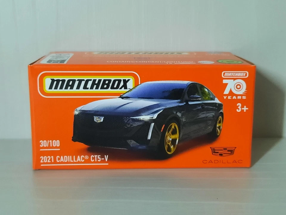Matchbox 2023 Mattel 2021 Cadillac CT5-V 30/100 Box Modellino 1/64 - Immagine 1 di 1