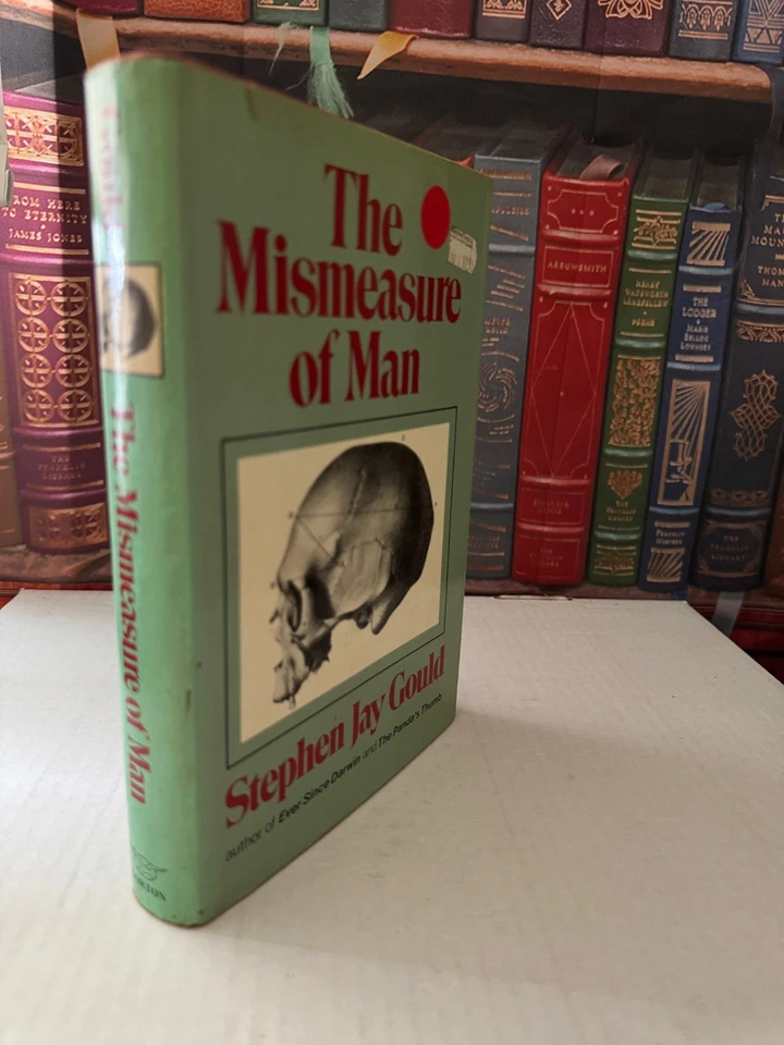 Mismeasure of Man Stephen Gould HC 1st Edition 1st Printing 1981 Science Classic - Image 1 of 4
