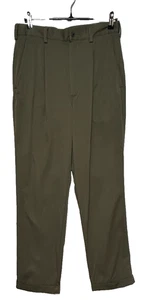 Nike Pants Mens 32X32 Green Fit Dry Chino Cuffed Performance Golf Slacks Preppy - Picture 1 of 8