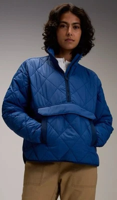 Alpine Design Women’s Quilted Anorak Jacket/Coat~Medium~NWT~Blue~$98 - Image 1 of 4
