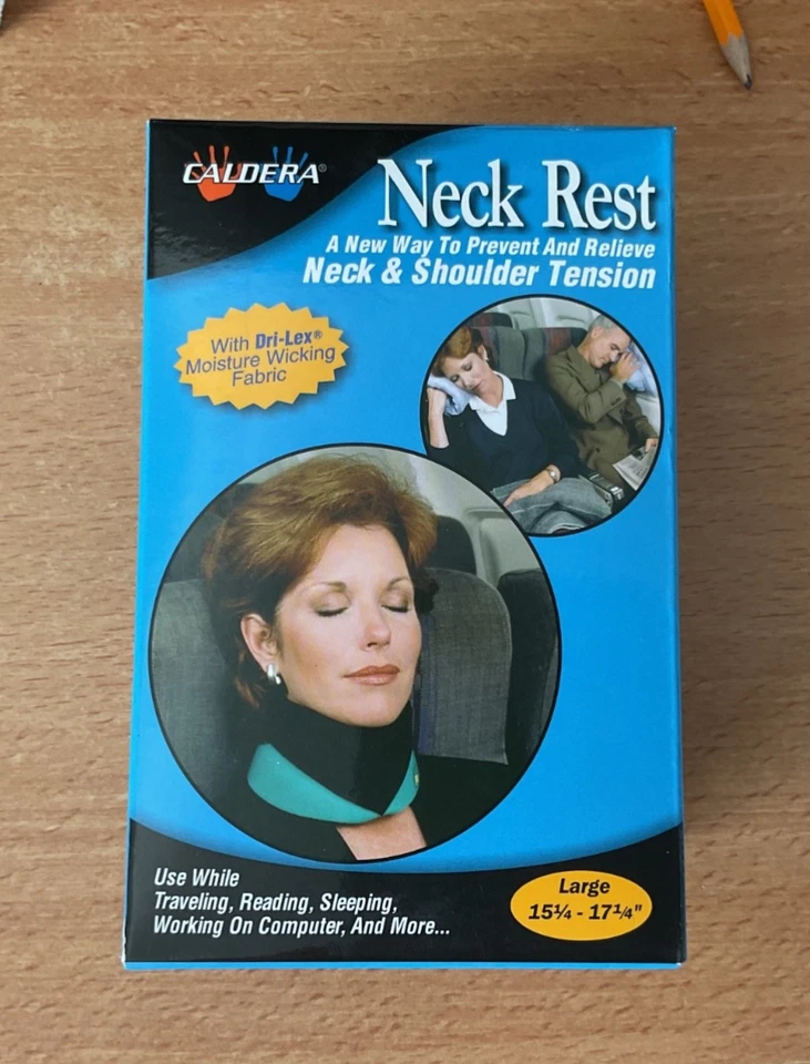 Caldera Releaf Neck Rest Large Black REL200