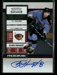 2010-11 Panini Playoff Contenders Rookie Ticket Auto Alexander Burmistrov #118 - Picture 1 of 2