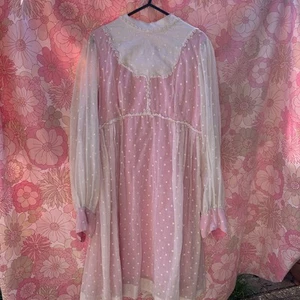 1960s vintage empire wait babydoll dress lolita fairy - Picture 1 of 2