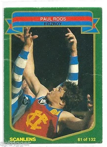 1985 Scanlens (61) Paul ROOS Fitzroy Exc - Picture 1 of 1