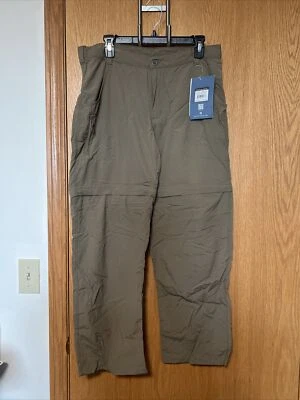 WHITE SIERRA  WOMENS SIERRA POINT CONVERTIBLE HIKING PANTS 29" Inseam NWT Bark L - Image 1 of 4