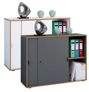 Büroschrank Aktenschrank Schiebetüren Salia 2fach - Bild 1 von 11