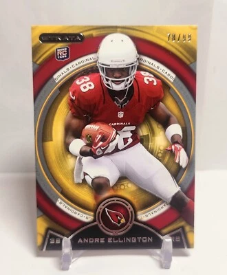 2013 Topps Strata Gold Rookie Andre Ellington #'d/99 Arizona Cardinals (RC) - Image 1 of 2