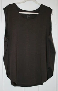 Gapfit Women's Athletic Sleeveless Top Brushed Tech Jersey Brown Size XXL - Picture 1 of 4