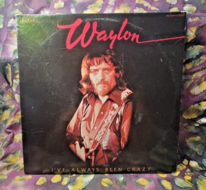 Waylon Jennings I've Always Been Crazy 1978 AFL1-2979 Vinyl Record VG - Picture 1 of 6