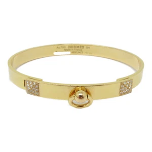 HERMES 0.24ct CDC Diamond Bracelet 18K Pink Gold - Picture 1 of 10