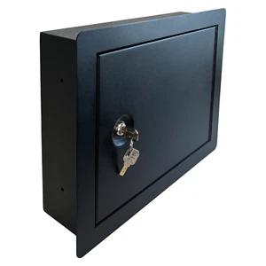 Caja fuerte de pared de alta resistencia con cerradura de llave para almacenamiento seguro, caja fuerte de pared - Imagen 1 de 9