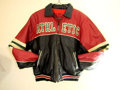 Michael Hoban North Beach Hobo Custom Leather Jacket Men's Size L USA - Image 1 of 4