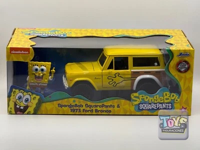 Jada 1/24 Scale SpongBob SquarePants & 1973 Ford Bronco NEW 2024 - Image 1 of 4