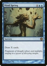 Mind Spring Duels of the Planeswalkers NM Blue Rare MAGIC MTG CARD ABUGames