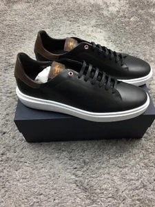 Good Man Brand Legend London Black Dark Vachetta Edge Italy Sneakers Men's 9.5 - Picture 1 of 13