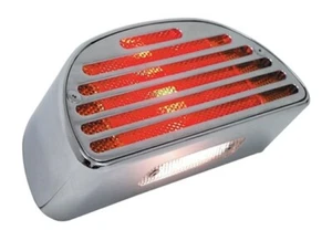 Lámpara de luz trasera cromada señal de giro para Harley Chopper Bobber Personalizada 11222 - Imagen 1 de 2