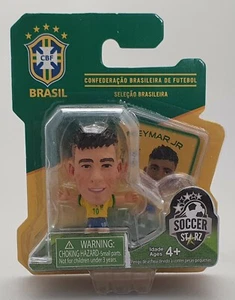 SOCCERSTARZ BRAZIL INTERNATIONAL FIGURE - NEYMAR JNR HOME KIT 77001 - NEW - Picture 1 of 3