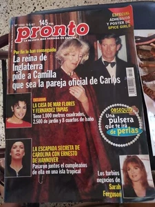 King Carlos, Spice Girls, Evita, Sarah Ferguson PRONTO magazine Spain 1997 rare - Picture 1 of 15