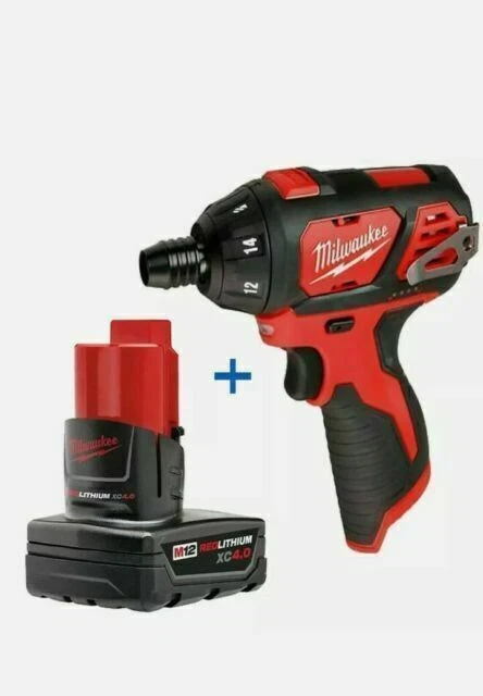 Milwaukee M12 12V 1/4 in Hex Screwdriver - Red (2401-20)