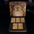Yu-Gi-Oh! Limited Edition 24K Exodia the Forbidden One 24k Gold Plated Ingot Set