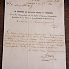 ITALIE 1811 lettre du general VALTERRE sujet de mouvement de troupes