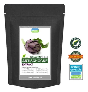 Vivameo ® 250 Artischocken Extrakt Kapseln 600 mg 2,5% Cynarin ohne Zusätze - Bild 1 von 7