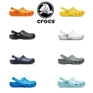 NEW Crocs Classic Sandal Clogs Lightweight Beach Slip Shoes Slipper UK Size - Picture 1 of 9