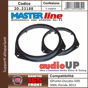 Supporto adattatore altoparlanti 165mm Fiat Grande Punto '05-'07 coppia anter. - Foto 1 di 1