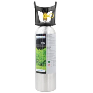 AQUA-NOA CO2 Botella Reutilizable Aluminio 2kg con Jaula (1196) - Imagen 1 de 2
