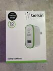 Belkin Iphone 5s/5c Home Charger/car Charger Combo. New In Wrapped Box.