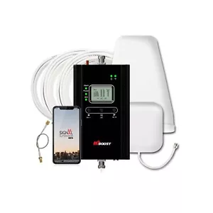 Cell Phone Signal Booster for Home and Office, 4,000 sq ft, Boost 5G 4G LTE D... - Picture 1 of 2