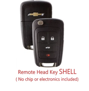 NEW Chevrolet 2010 - 2020 Flip Remote Key SHELL REPLACMENT OHT01060512 - Picture 1 of 6