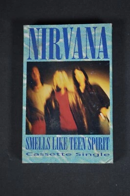 Nirvana Smells Like Teen Spirit Cassette Tape Single Vintage Kurt Cobain Grunge - Image 1 of 4